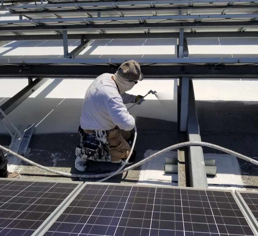 Cool Roof and Solar Panels