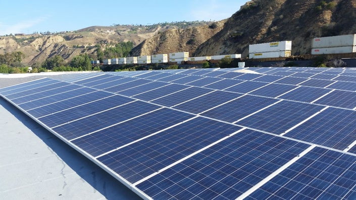 Close - Command Access Rooftop Commercial Solar - Yorba Linda, California