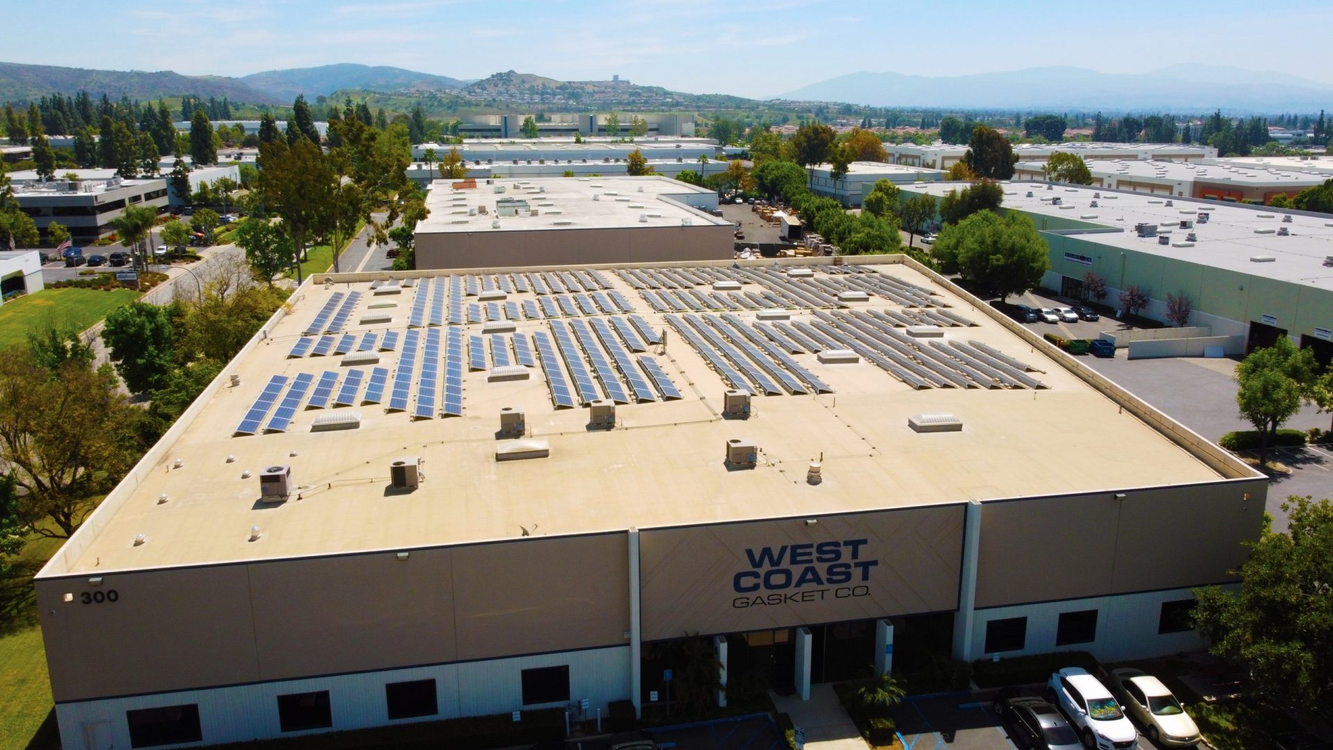 West Coast Gasket Co Rooftop Commercial Solar - Brea, CA