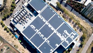 Top View - Hokto Kinoko Commercial Solar - San Marcos, CA