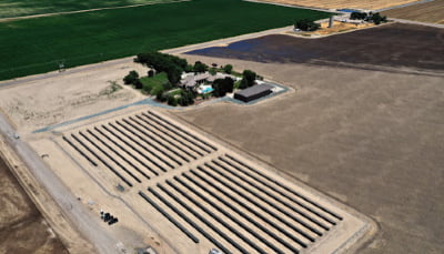 Overview - K&M Visser Dairy Agricultural Solar - Pixley, California