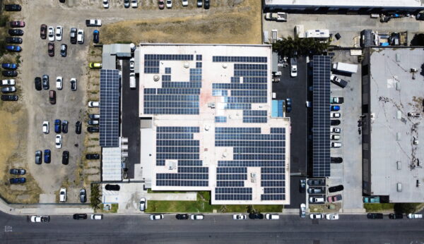 Top View - Precision Ferrites & Ceramics Commercial Solar - Huntington Beach, CA