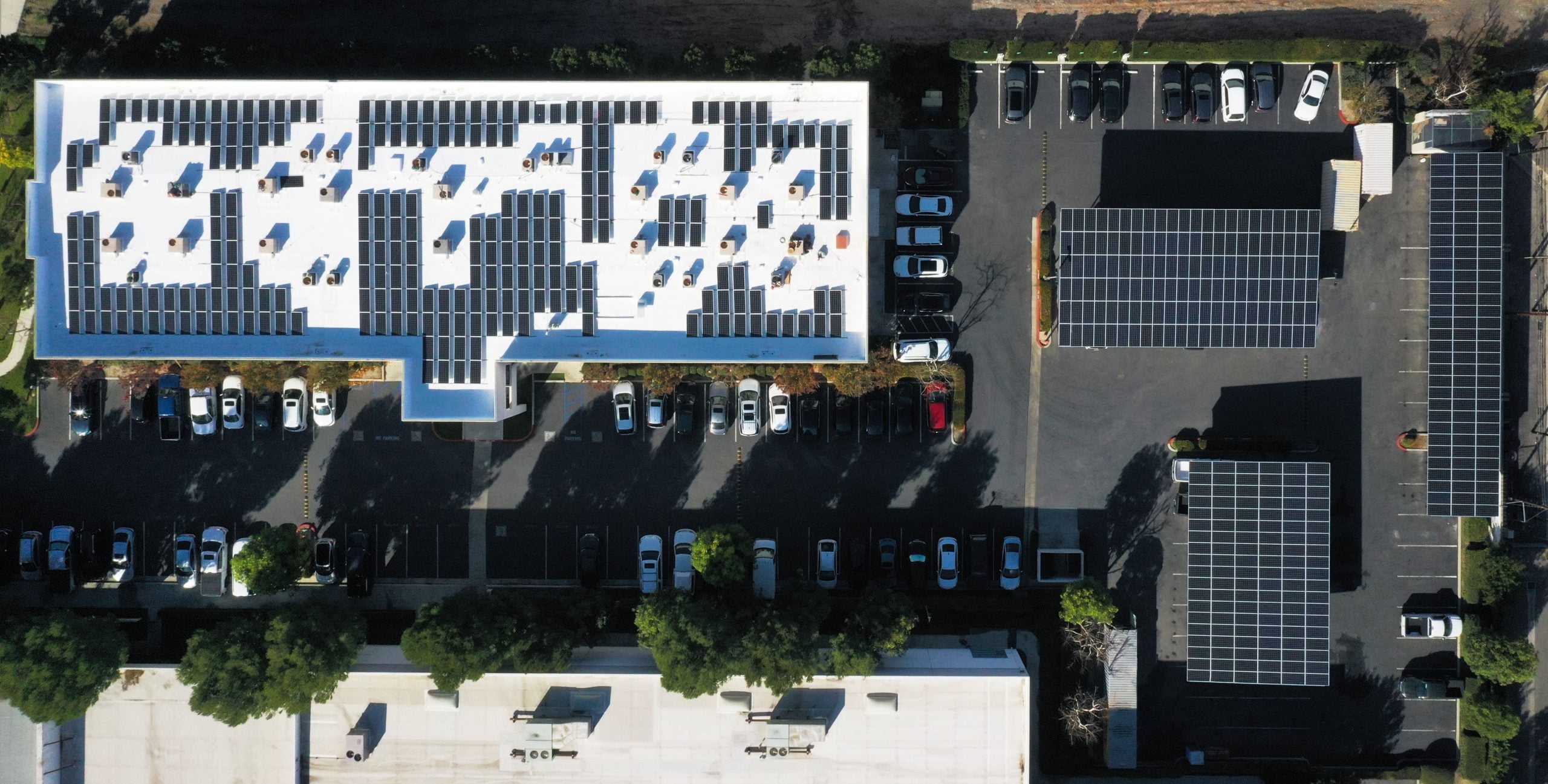 Largo Concrete Commercial Solar Aerial - Irvine, CA