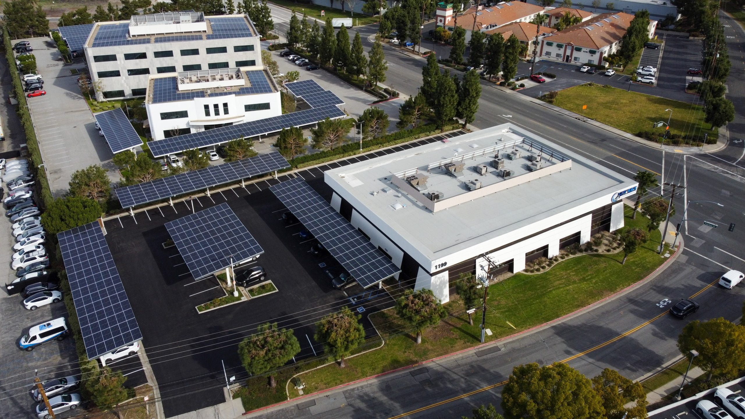 New Wave Lending Group Commercial Solar canopy New Wave Lending Group Commercial Solar canopy