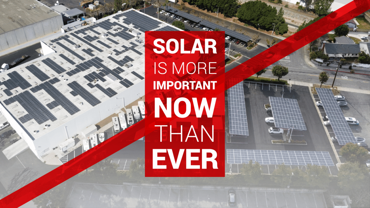 Solar is more important than ever