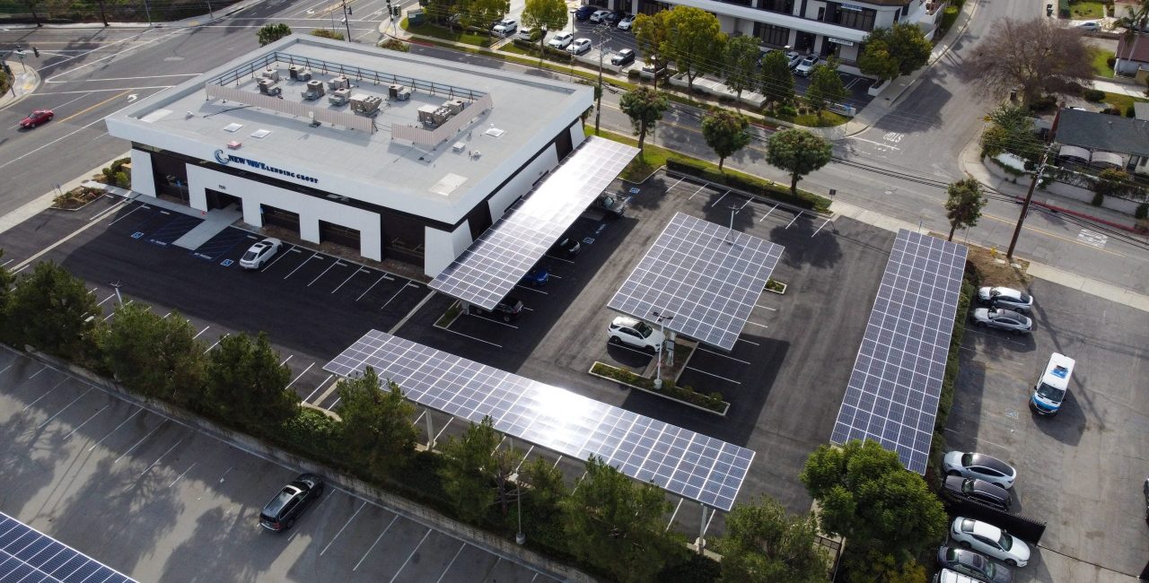 Aerial New Wave Lending Group Commercial Solar