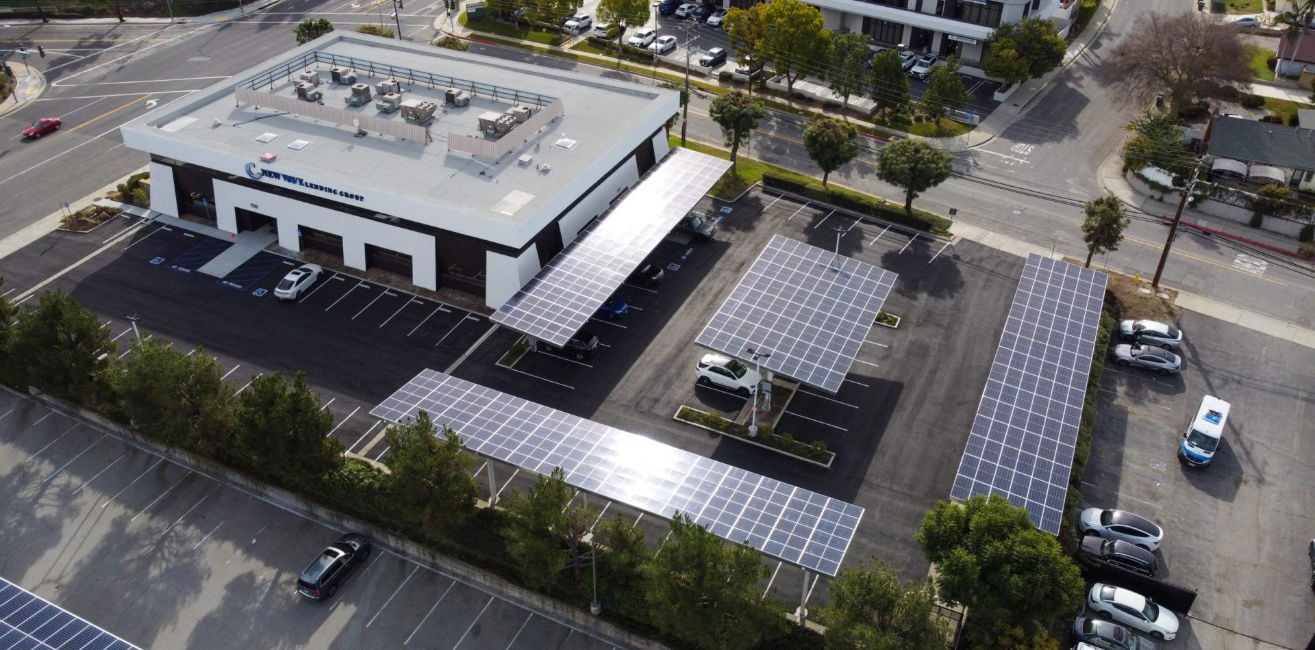 Aerial New Wave Lending Group Commercial Solar