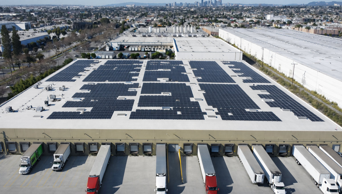 4Earth Farms - Commercial Solar Rooftop LA Skyline - 1