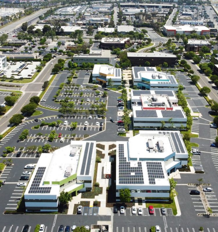 Business Park, Irvine, CA Revel Energy - Corporate Business Park Rooftop Commercial Solar - Irvine, CA