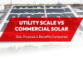 Revel Energy Utility Scale vs Commercial Solar size purpose and benefits